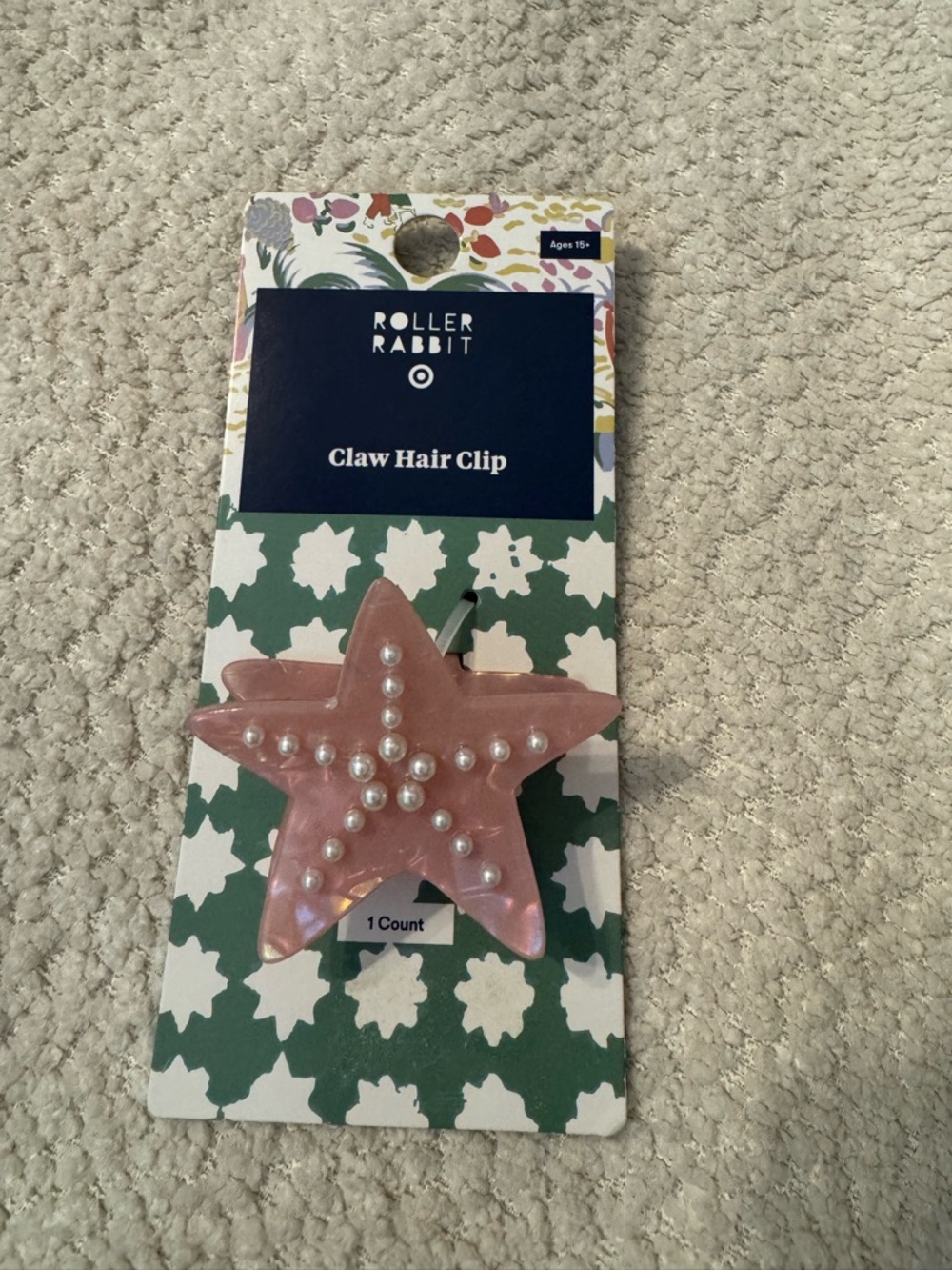 Roller Rabbit x Target Starfish
Claw Clip, NWT